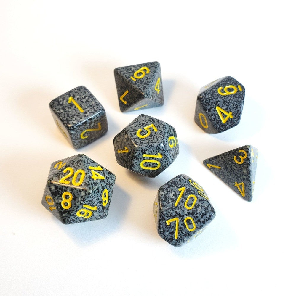 CHX 25328 Speckled Polyhedral Urban Camo 7-Die Set-1