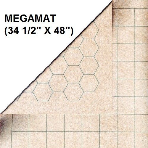 CHX 97246 Reversible Megamat 1 Squares and 1 Hexes (34½ x 48)-1