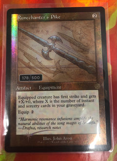Runechanter's Pike (Retro Schematic) (Serial Numbered 178/500) [The Brothers' War Retro Artifacts]-2