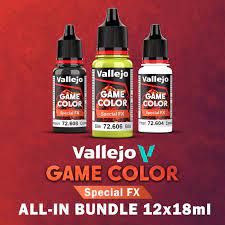 Vallejo Game Color Special FX Full Set 18ml Acrylic Paint