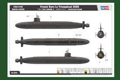 HobbyBoss 1/350 French Navy Le TriomphantSSBN Plastic Model Kit-2