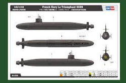 HobbyBoss 1/350 French Navy Le TriomphantSSBN Plastic Model Kit