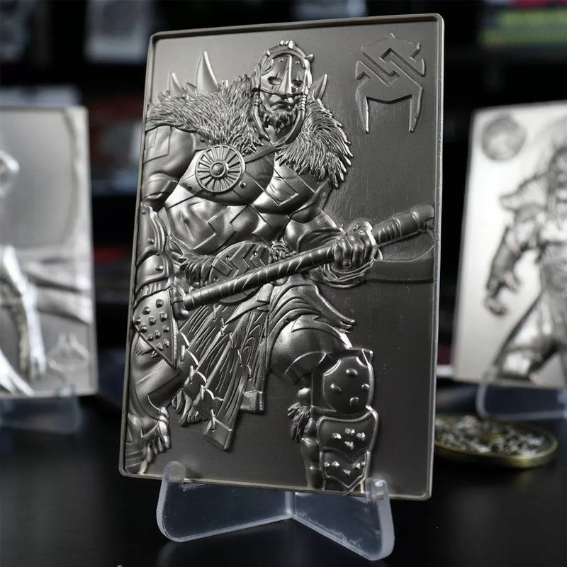 Magic the Gathering Limited Edition Silver Plated Garruk Wildspeaker Metal Collectible-3