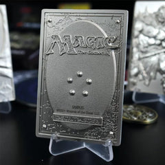 Magic the Gathering Limited Edition Silver Plated Nicol Bolas Metal Collectible-3