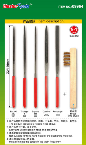 Assorted Needle Files set of 5-1
