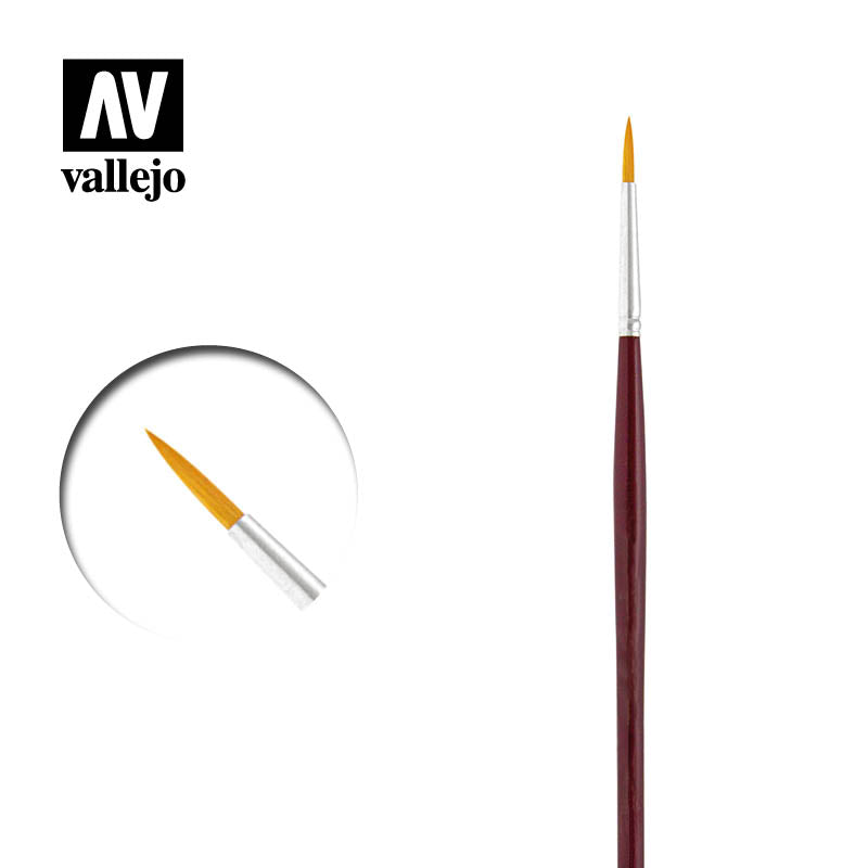 Vallejo Round Toray Brush No.3 Paint Brush [P54003]