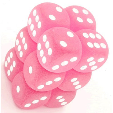 CHX LE563 Frosted 16mm d6 Pink/white Block (12)