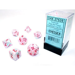 CHX 27539 Festive Polyhedral Pop Art/Red 7-die Set-1