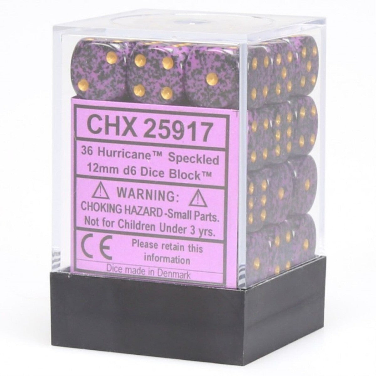 CHX 25917 Speckled 12mm d6 Hurricane Block (36)-1