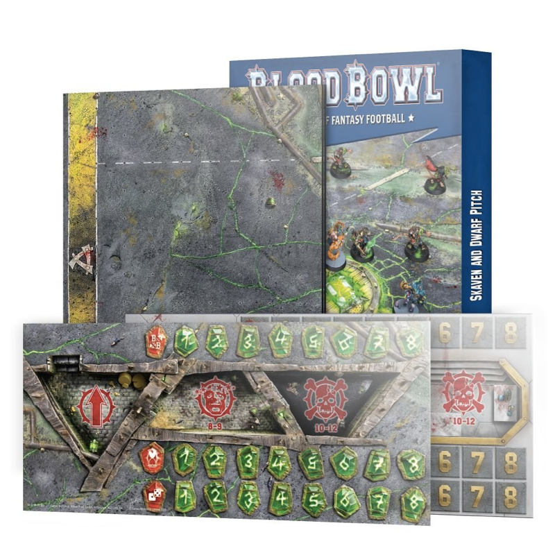 Blood Bowl: Skaven + Dwarf Pitch-1