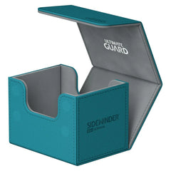 Ultimate Guard SideWinder 100+ Standard Size XenoSkin Petrol Blue Deck Box-2
