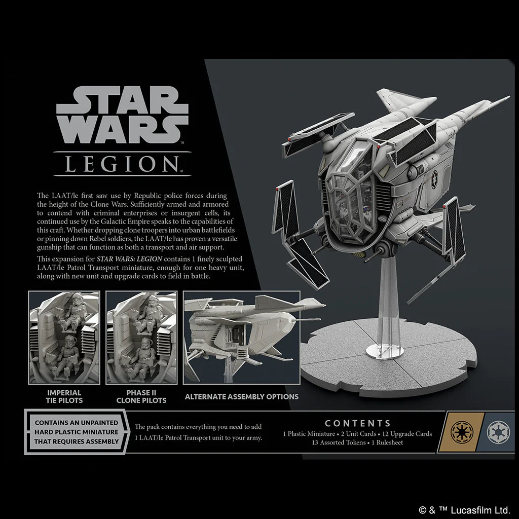 Star Wars Legion LAAT/le Patrol Transport Unit-4