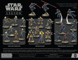 Star Wars Legion Shadow Collective Mercenary Starter