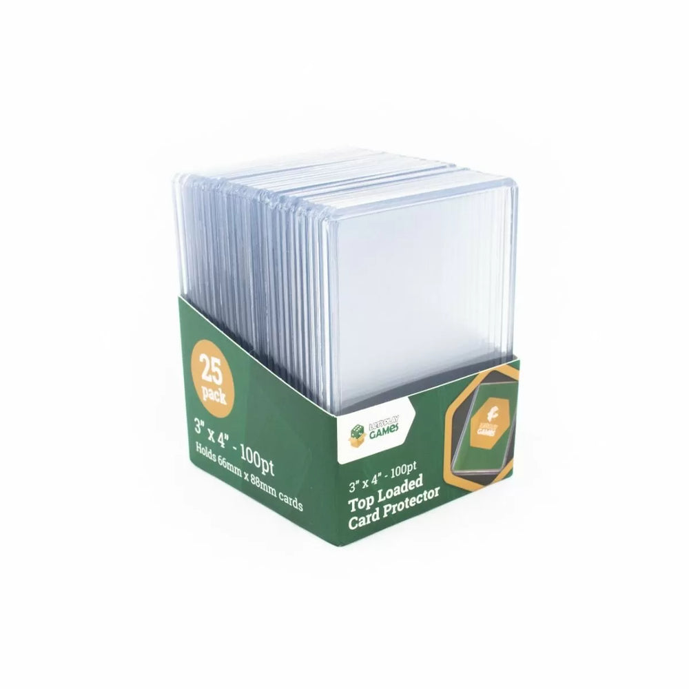 LPG Toploader Card Protector 3"x4" 100pt (25)