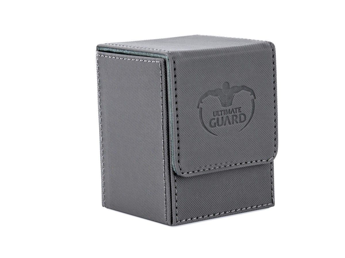 Ultimate Guard Flip Deck Case 100+ Standard Size XenoSkin Grey Deck Box-1