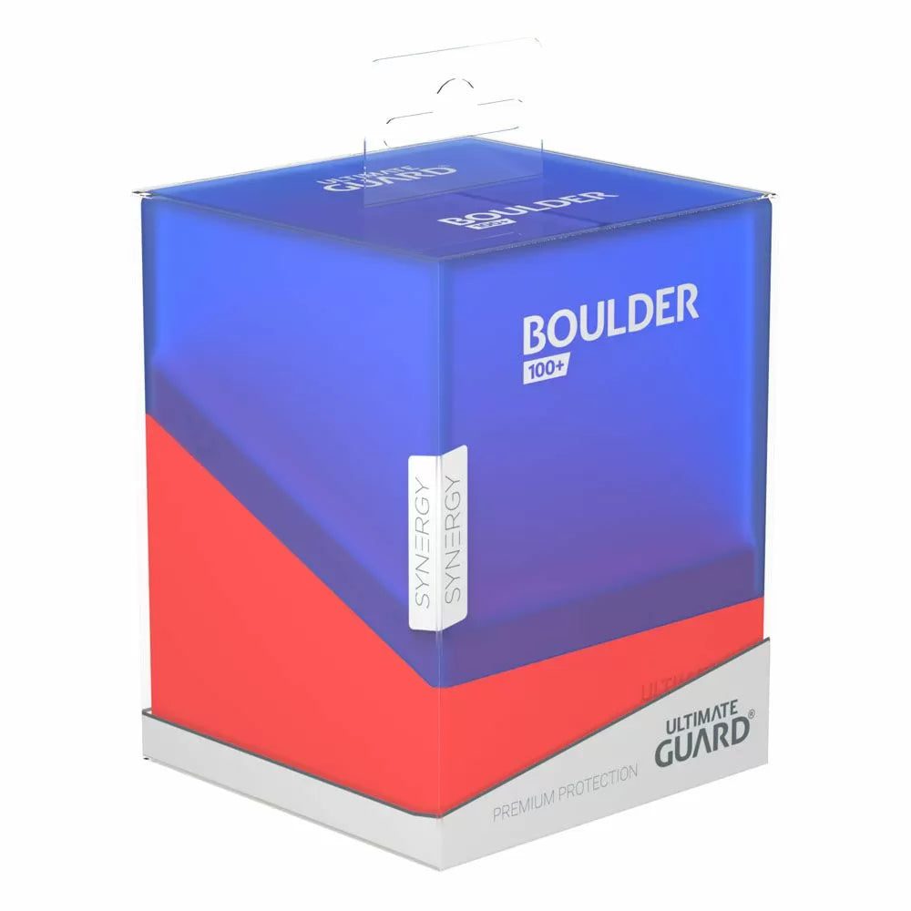 Ultimate Guard Synergy Boulder 100+ Blue/Red Deck Box-1