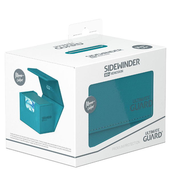 Ultimate Guard Sidewinder 80+ Xenoskin Monocolor Petrol Deck Box