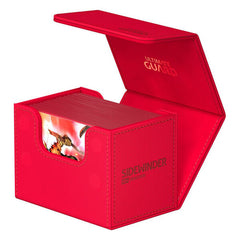 Ultimate Guard Sidewinder 80+ Xenoskin Monocolor Red Deck Box-2