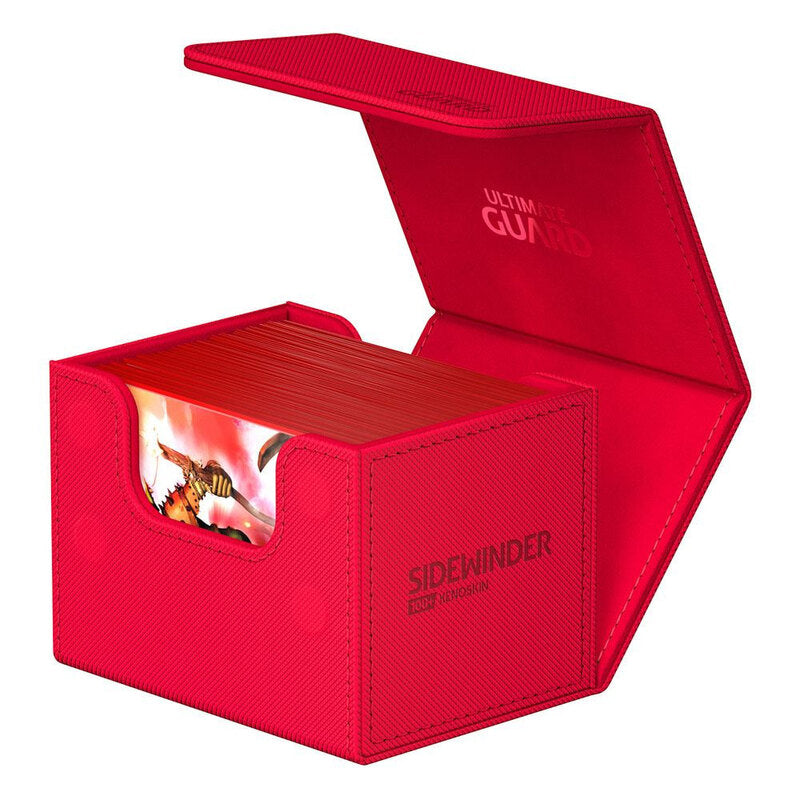 Ultimate Guard Sidewinder 100+ Xenoskin Monocolor Red Deck Box-2
