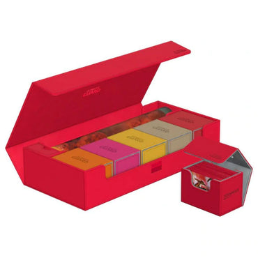 Ultimate Guard Superhive 550+ XenoSkin Monocolor Red Deck Box