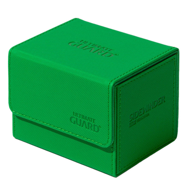 Ultimate Guard Sidewinder 100+ Xenoskin Monocolor Green Deck Box-2
