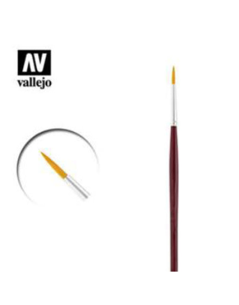 Vallejo Brushes - Round Toray Brush #000-1