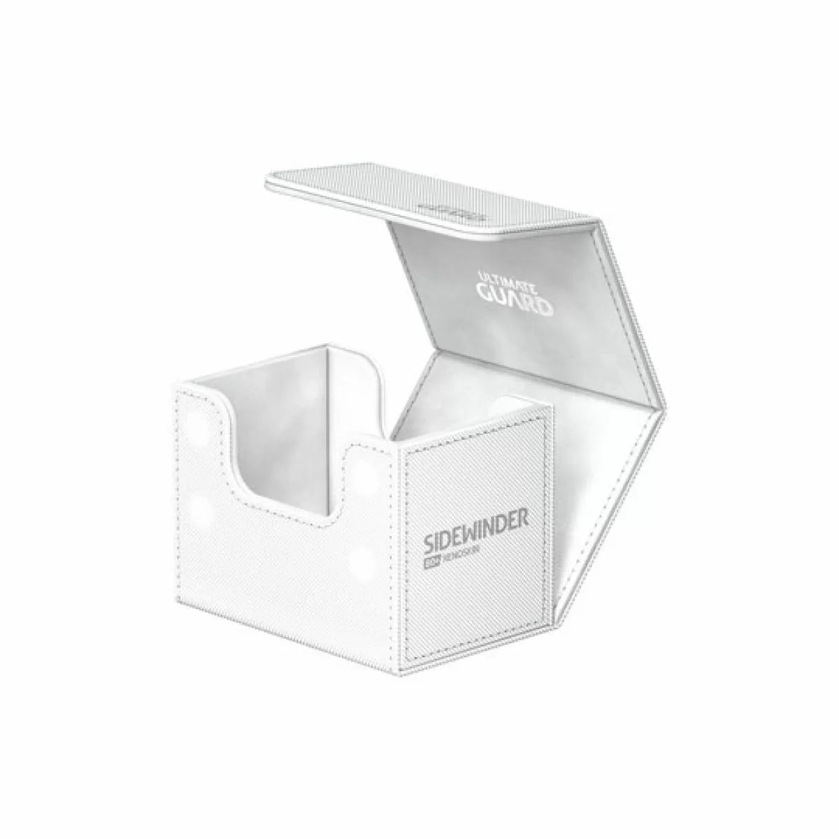 Ultimate Guard Sidewinder 80+ Xenoskin Monocolor White Deck Box-3