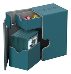 Ultimate Guard Flip'n'Tray Deck Case 100+ Standard Size XenoSkin Petrol Deck Box-1