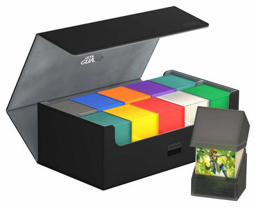 Ultimate Guard Arkhive Flip Case 800+ Standard Size XenoSkin Black Deck Box