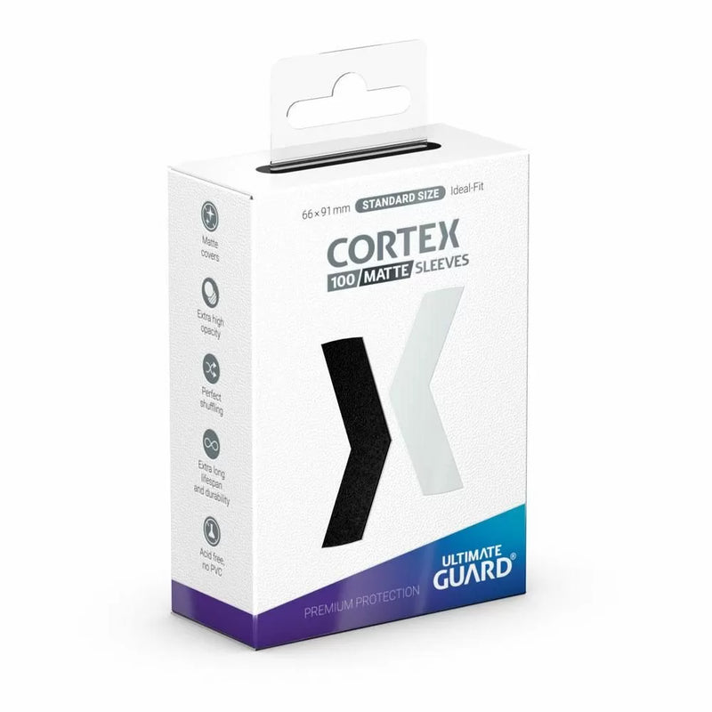 Ultimate Guard Cortex Sleeves Standard Size Matte Black (100)-1