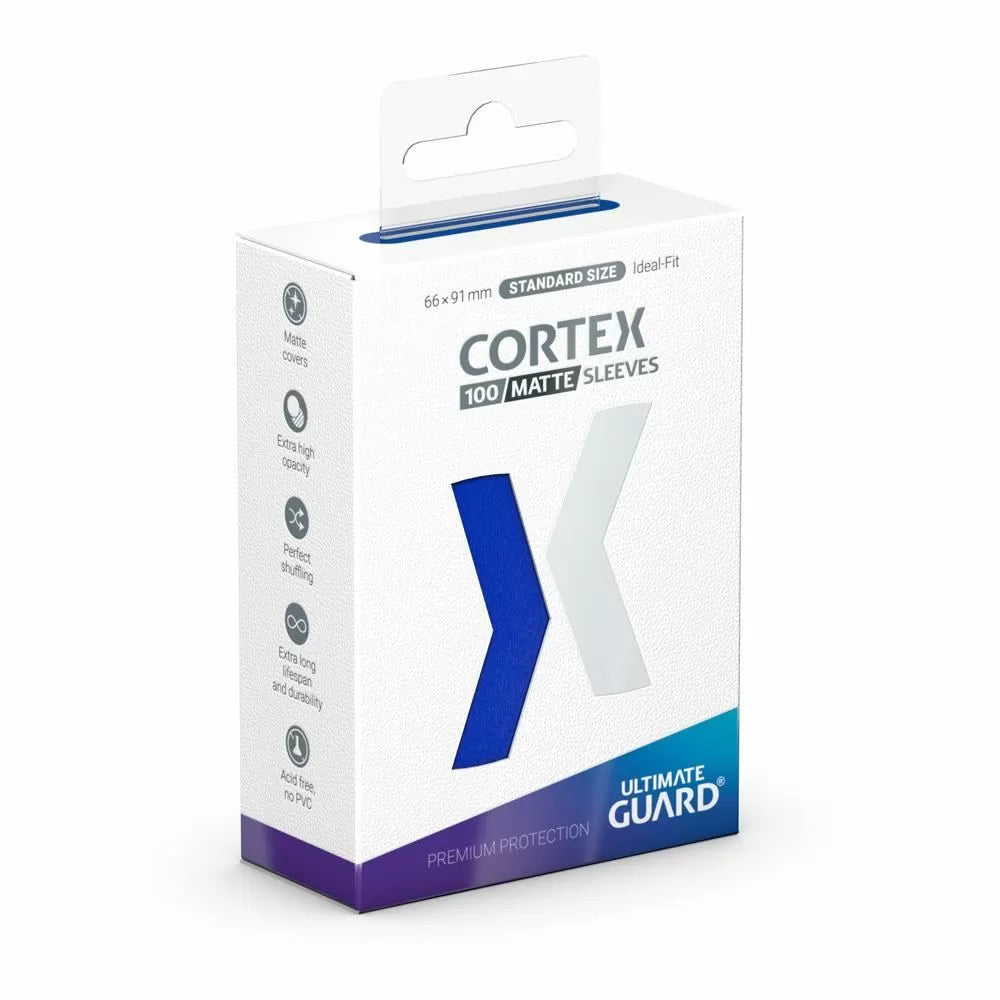Ultimate Guard Cortex Sleeves Standard Size Matte Blue (100)-1