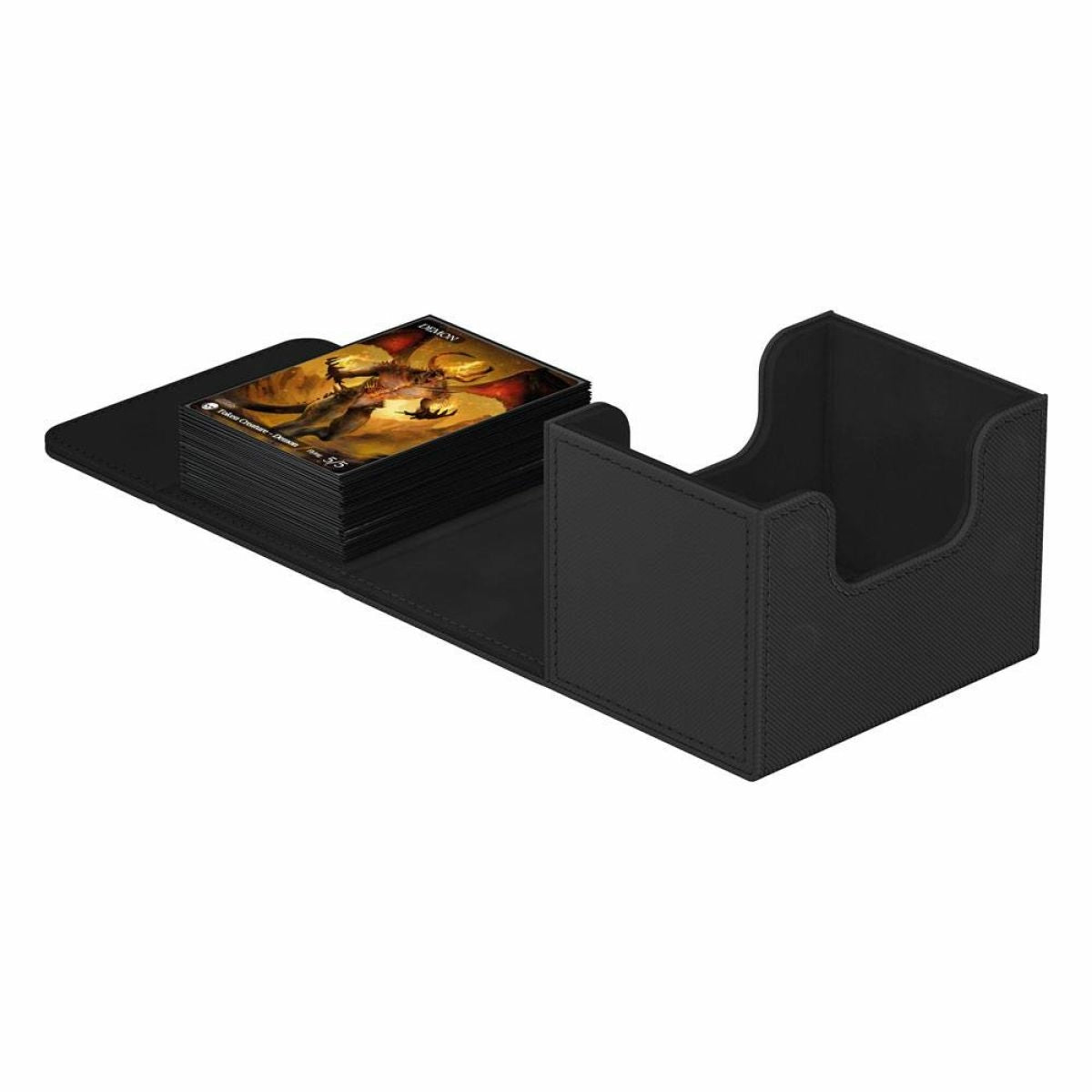 Ultimate Guard Sidewinder 100+ Xenoskin Monocolor Black Deck Box-2